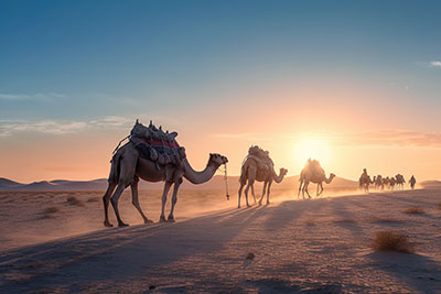 Camel Ride at Desert Safari Tour in Dubai