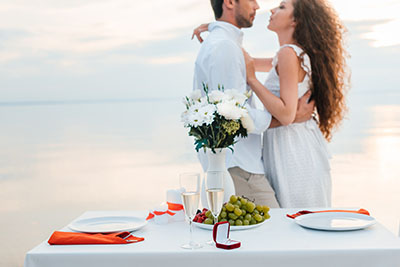 Romantic Engagement Event organized by buggytours.ae