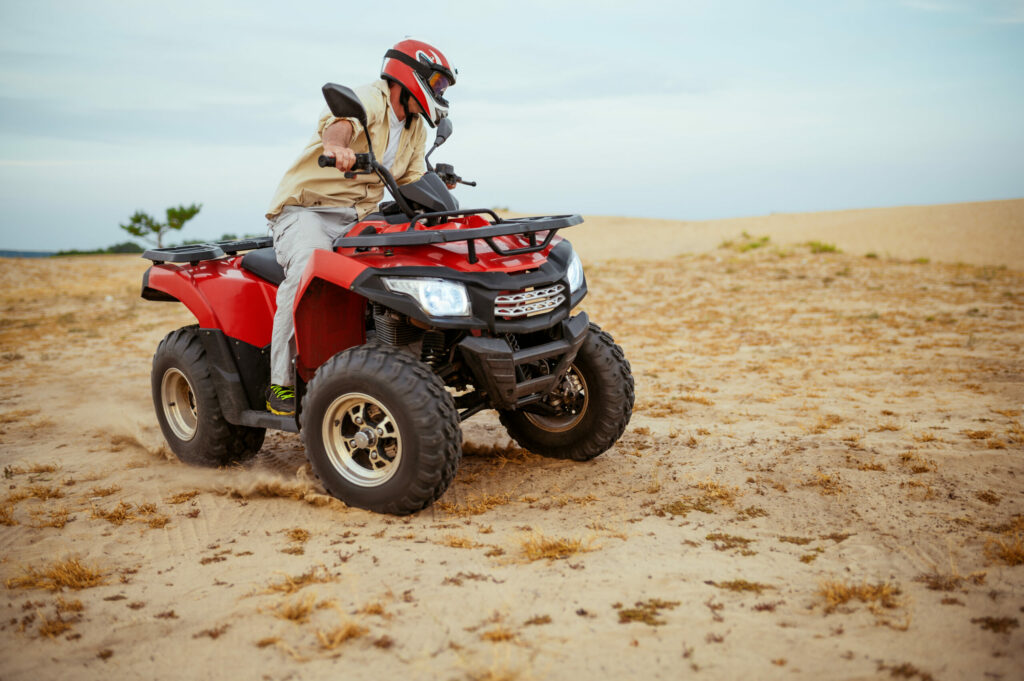 quad-biking